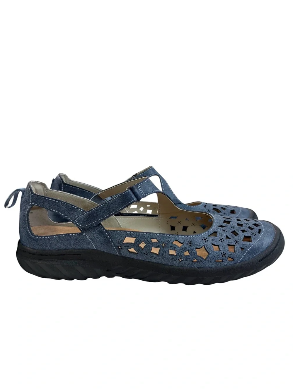 JBU Bellerose Encore Casual Mary Jane Flats in Denim Color Women’s Size 11M